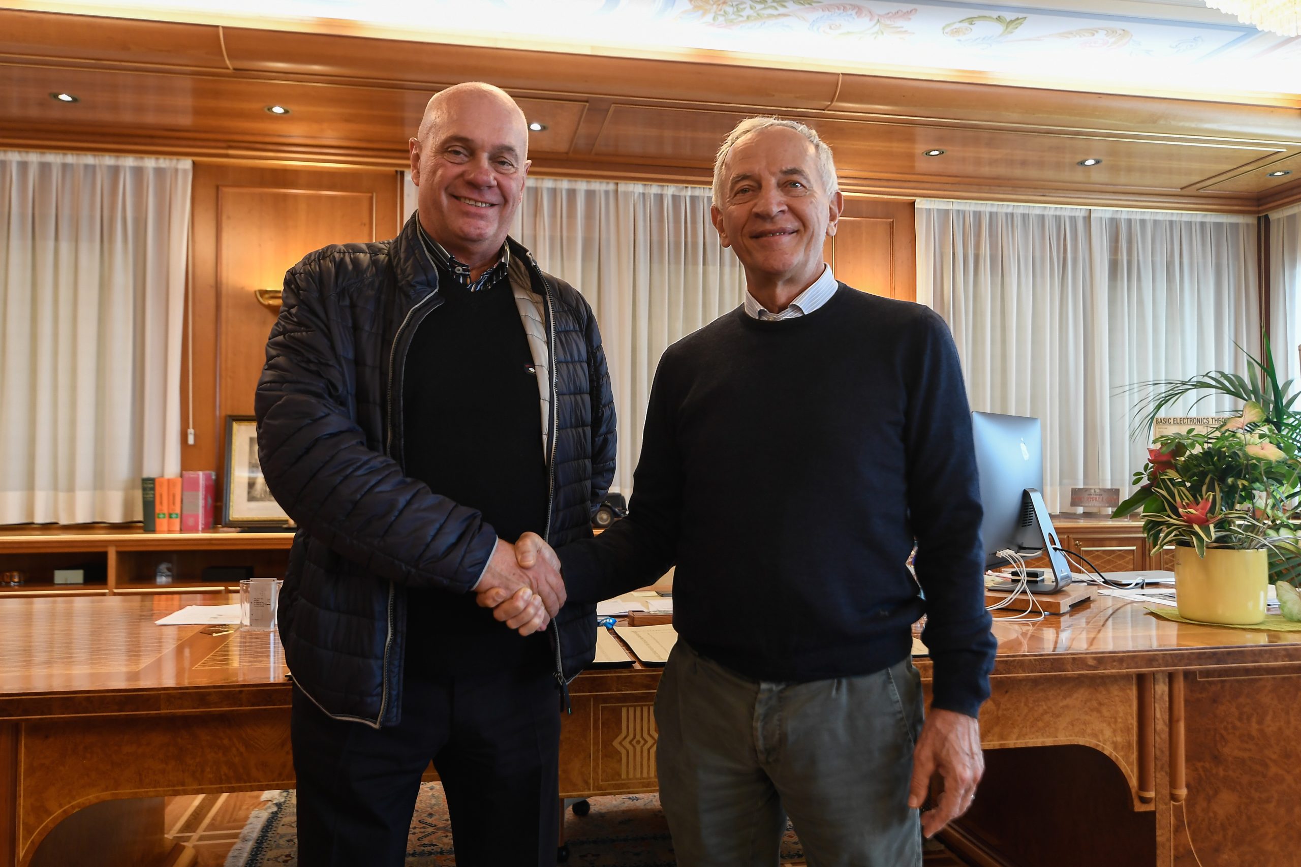 Giacomo Pastres, CEO of TECON, and Luciano Bonaria, CEO of SPEA